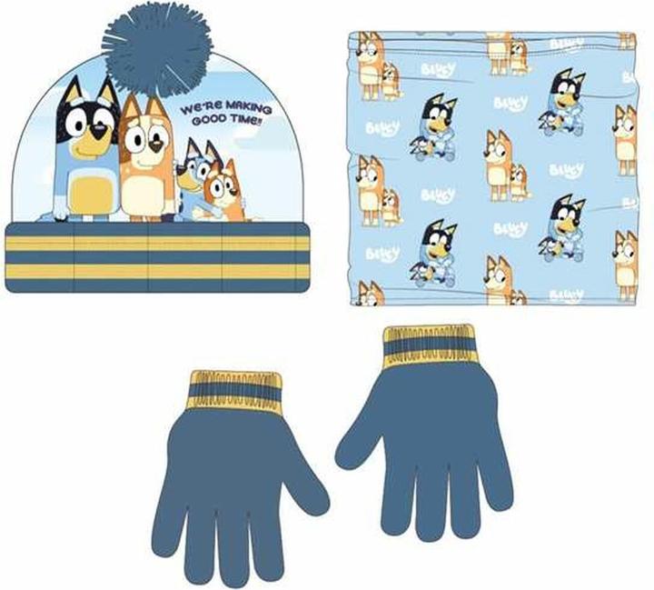 Image du produit Bluey Bonnet, écharpe et gants Coloré