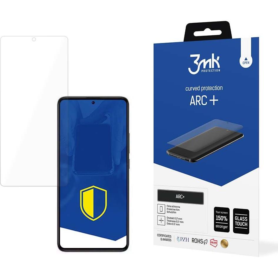 3Mk Trasparente Folia Arc+ Poco F5 Pro Folia Fullscreen (1 Pz., Xiaomi Poco F5 Pro), Pellicola Protettiva Smartphone,