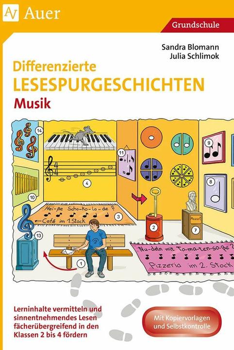 Produktbild Differenzierte Lesespurgeschichten Musik (Deutsch, Julia Schlimok, Sandra Blomann, 2021)