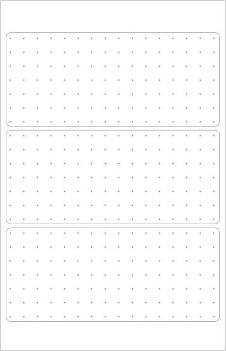 Produktbild Herlitz Etiketten punktiert 36x82 mm/Pà18