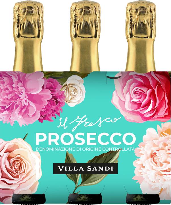 Produktbild Villa Sandi Prosecco Spumante DOC Brut Il Fresco TRIO (3 x 20 cl)
