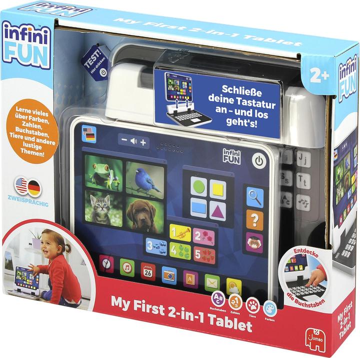Actual product image Jumbo My first 2 in 1 tablet (English, German)