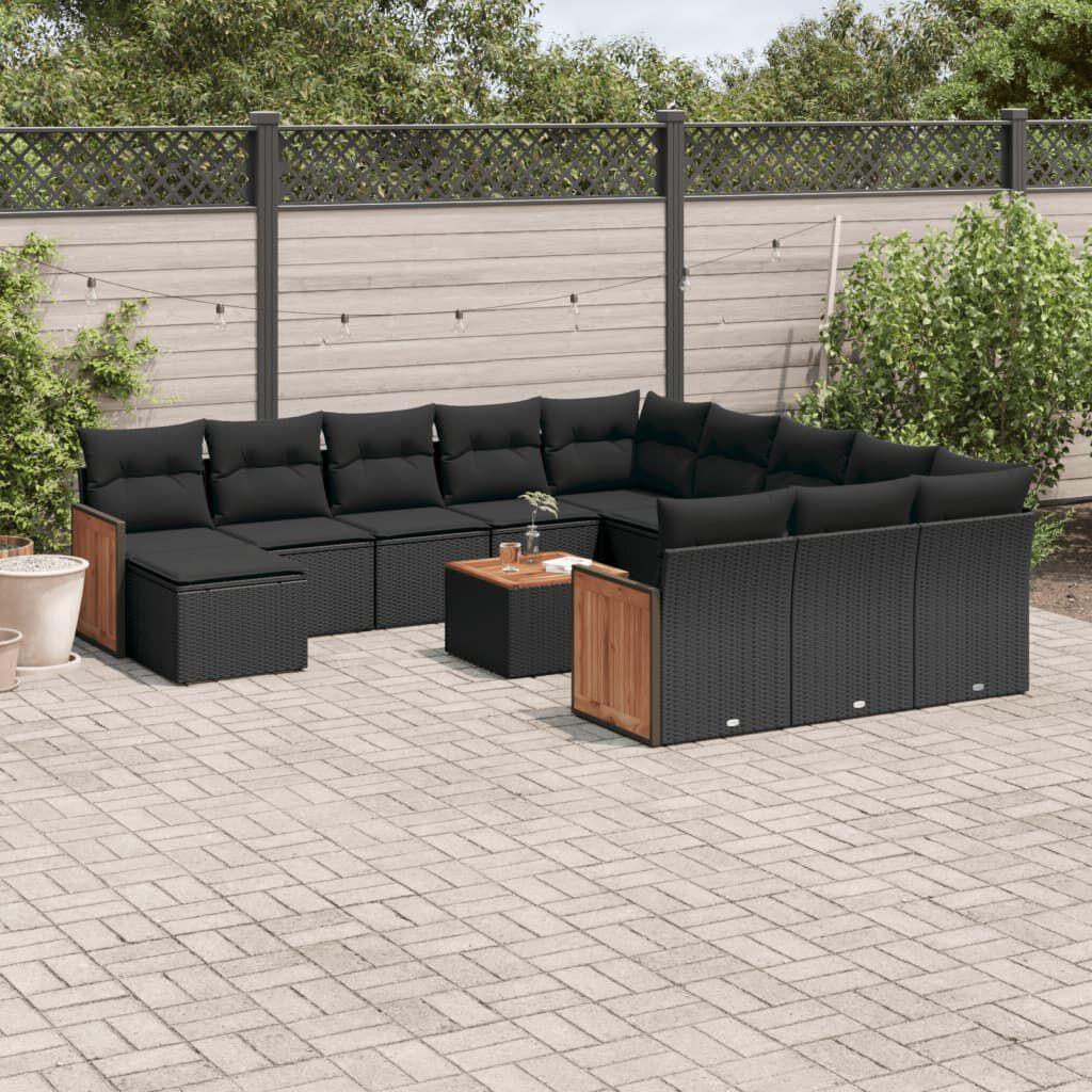 Thumbnail - VidaXL, Gartenlounge, 10-tlg. Garten-Lounge-Set mit Kissen