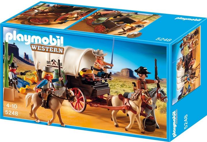 Produktbild Playmobil Planwagen mit Überfall (5248)