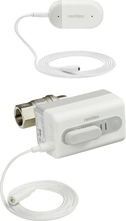 Honeywell VWS01Y020E Funk-Wassermelder mit App-Steuerung, mit externem Sensor