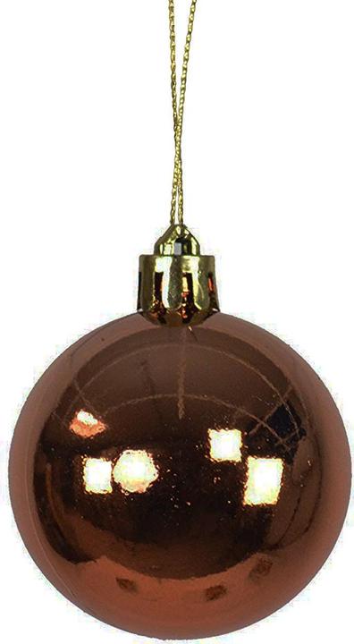 Produktbild Mojawo 60 Stück Christbaumkugeln / Weihnachtskugeln Braun Ø 4/5/6/7cm (60x)