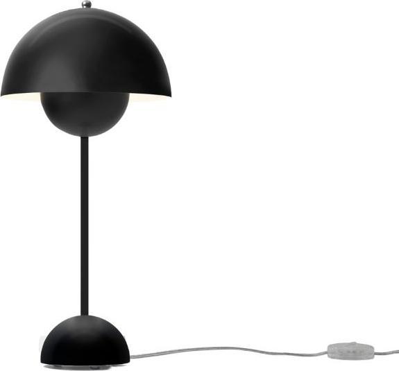 &Tradition Flowerpot VP3 Tischleuchte Matt Schwarz (E27)