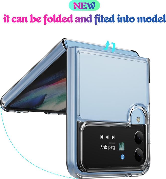 Produktbild PhoneLook Hülle Gummi Silikon Gel Simple Super Clear flexibel (Samsung Galaxy Z Flip4)