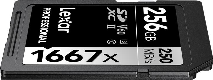 Image du produit Lexar Professionnel 1667x (256 Go, SDXC, U3, UHS-II)