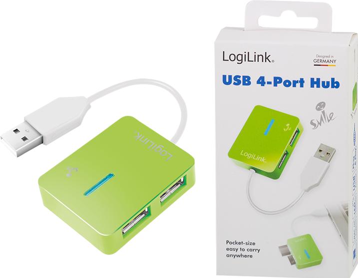 Actual product image LogiLink Smile (USB-A, 4 Ports)