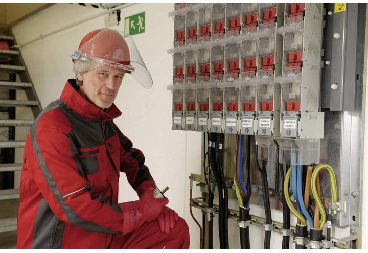 Produktbild Voss Helme PEElektrikerhelm 6Punkt (51 - 64 cm)