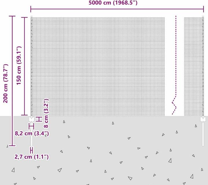Produktbild vidaXL Aussenbarriere