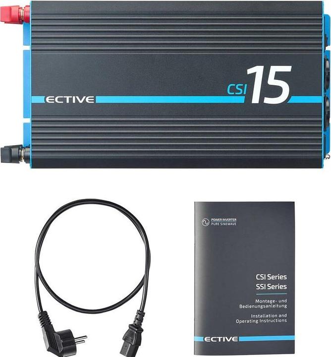 Image du produit Ective CSI154 Sinus Charger-Inverter 1500W/24V Onduleur sinusoïdal avec chargeur et NVS