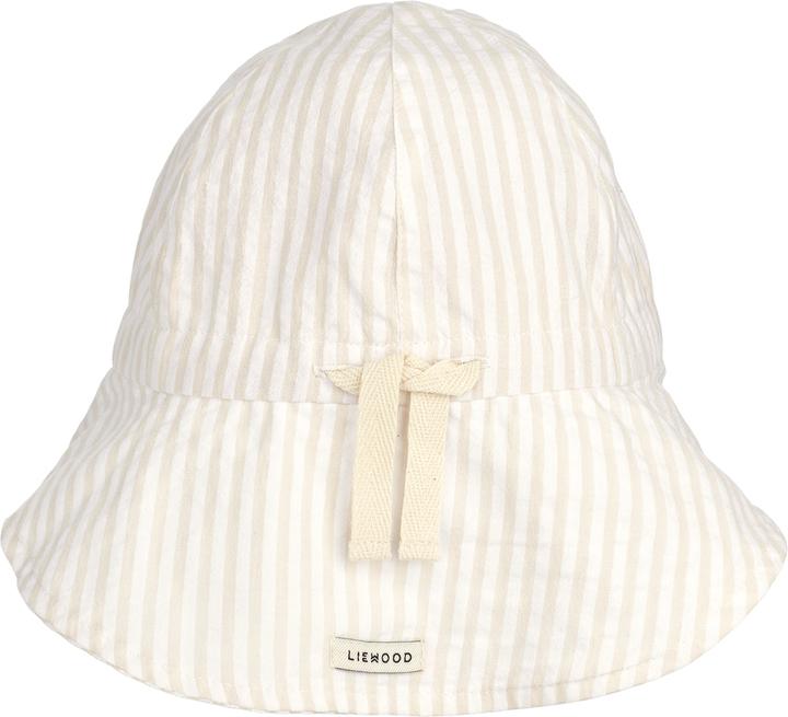 Actual product image Liewood Sunneva sun hat with crisp stripes