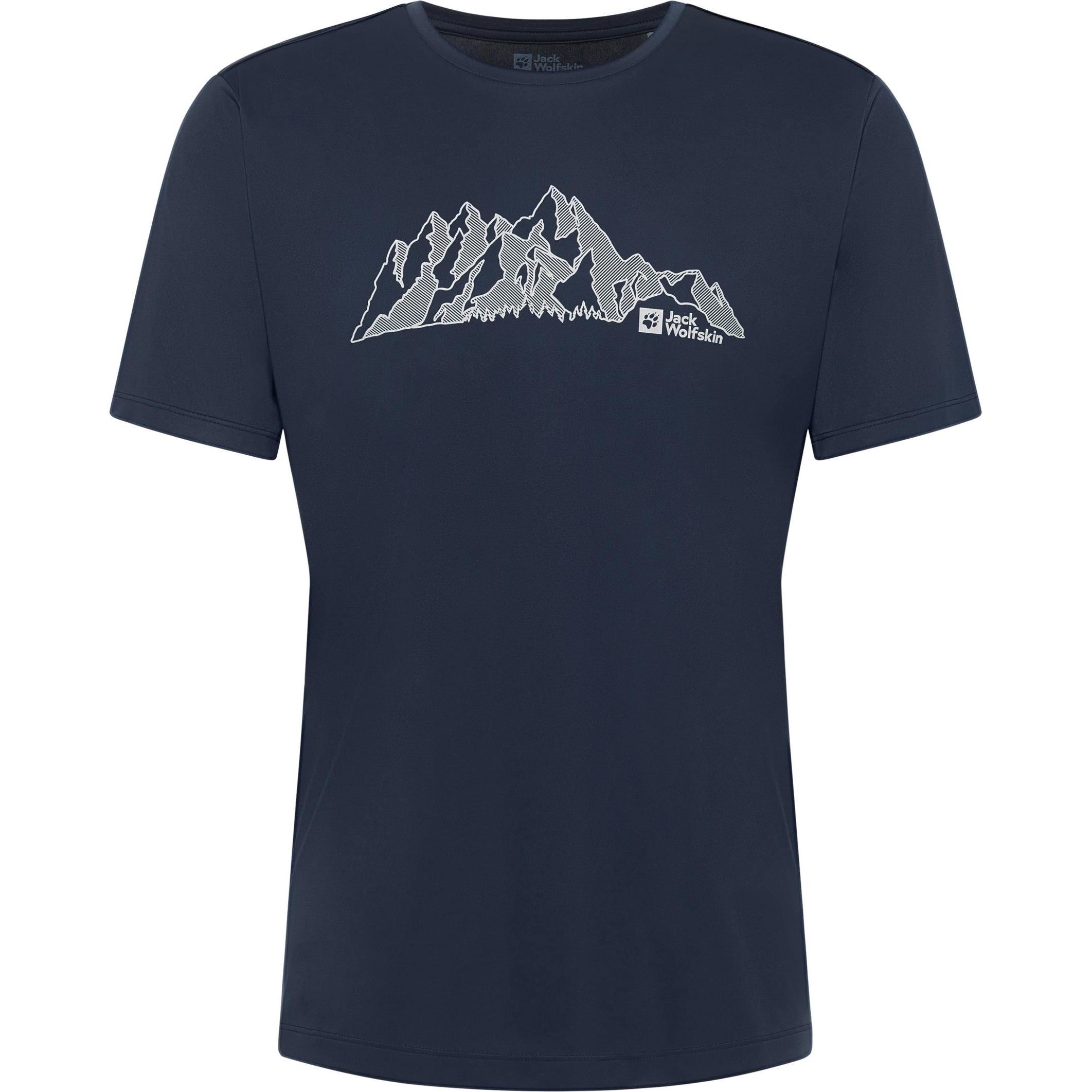 Jack Wolfskin, Herren, Sportshirt, Peak Graphic T M (M), M