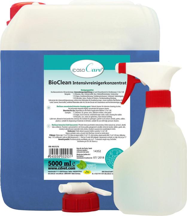 Actual product image cdVet casaCare BioClean intensive cleaner concentrate (Cat, Dog, 100 ml)