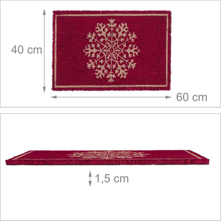 Image du produit Relaxdays Tapis de sol (60 x 40 x 1,5 cm)