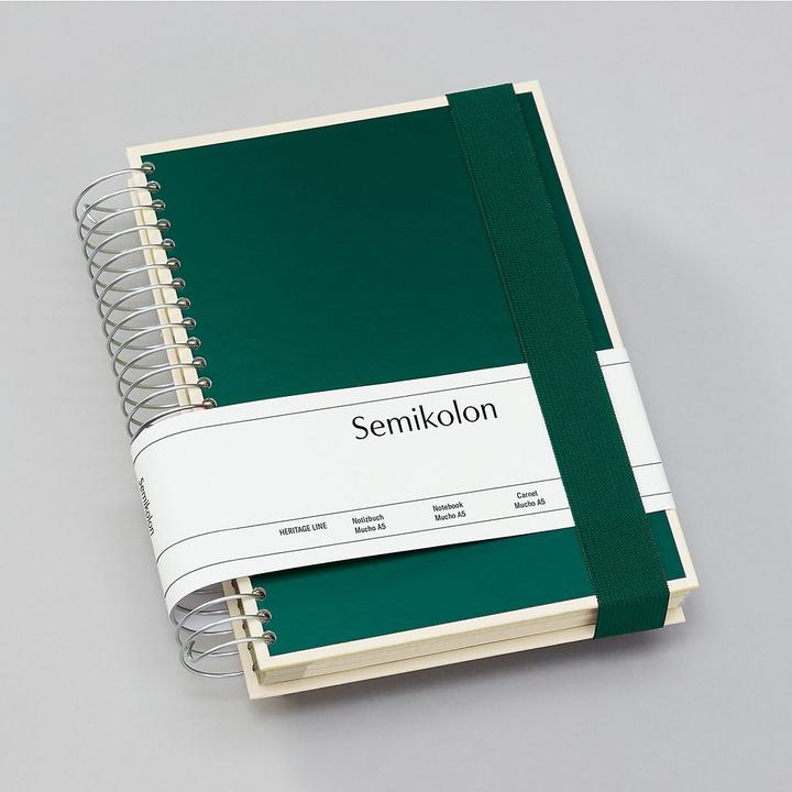 Image du produit Semikolon Mucho (A5, Quadrillé, Blanc, Non contraignant)