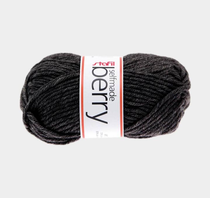 Actual product image Stafil Wool Berry 50gr.grey-melange (55 m)