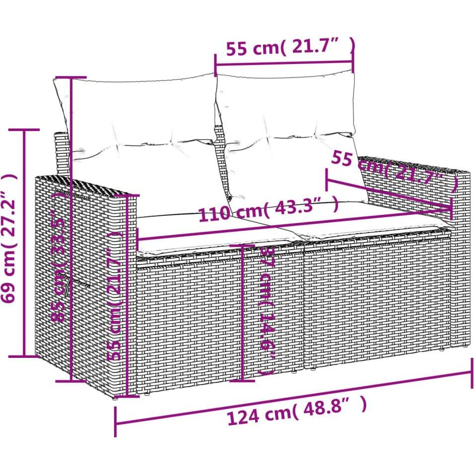 Thumbnail - VidaXL, Gartenlounge, Serdar