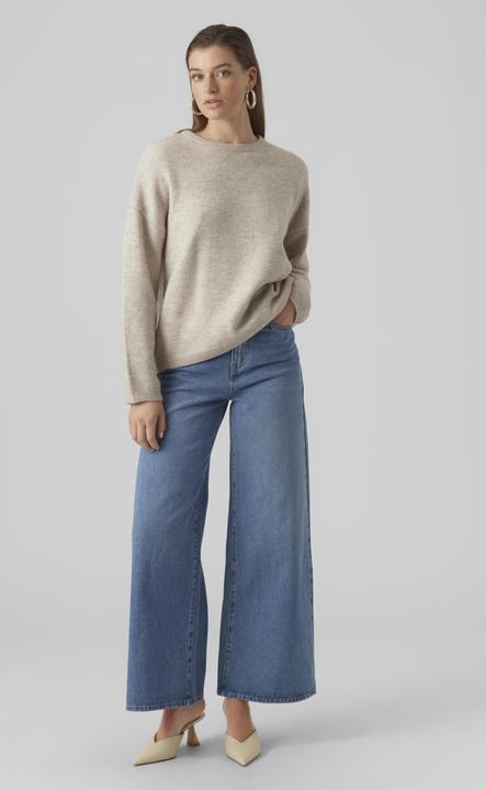Actual product image Vero Moda VMGEMMA LS CREW NECK KNIT VMA NOOS Knitted Sweater (L)