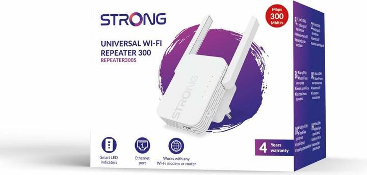 Actual product image Strong Universal WiFi repeater 300 Mbit/s 2.4 GHz (300 Mbit/s)