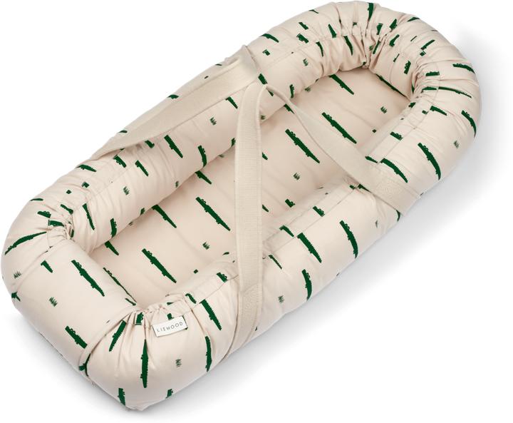Actual product image Liewood Gro baby nest Carlos crocodile