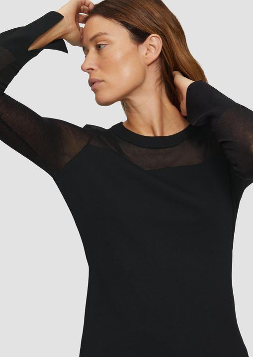 Produktbild s.Oliver Strickpullover Strickpullover mit semitransparenten Details (32)