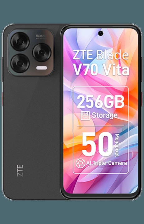 Immagine prodotto ZTE Blade V70 Vita 4GB/256GB Grau (256 GB, Grigio, 6.70", Doppia SIM, 5 Mpx, 4G)