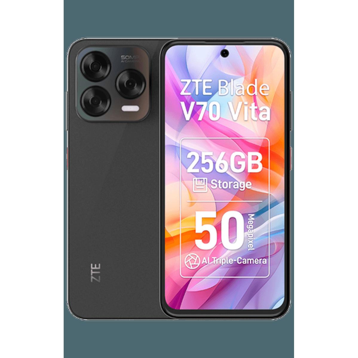 ZTE Blade V70 Vita 4GB/256GB Grau (256 GB, Grau, 6.70", Dual SIM, 50 Mpx), Smartphone, Grau