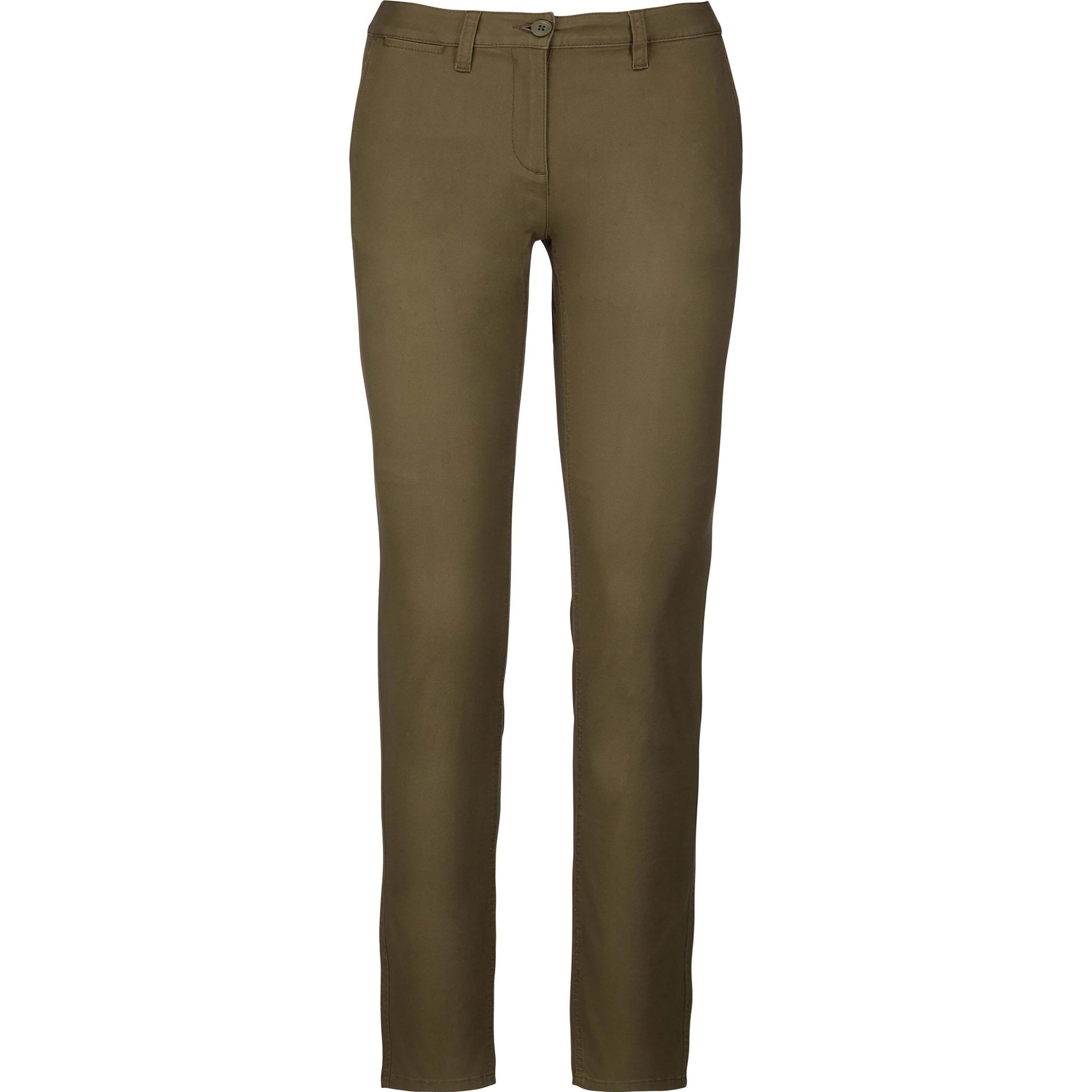 Kariban, Damen, Hosen, Chino, Braun, (36)
