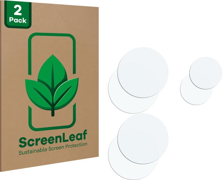 Produktbild ScreenLeaf Schutzfolie nachhaltiger Displayschutz Displayschutzfolie Folie Klar Transparent (2 Stück, Motorola Edge 20 Lite)