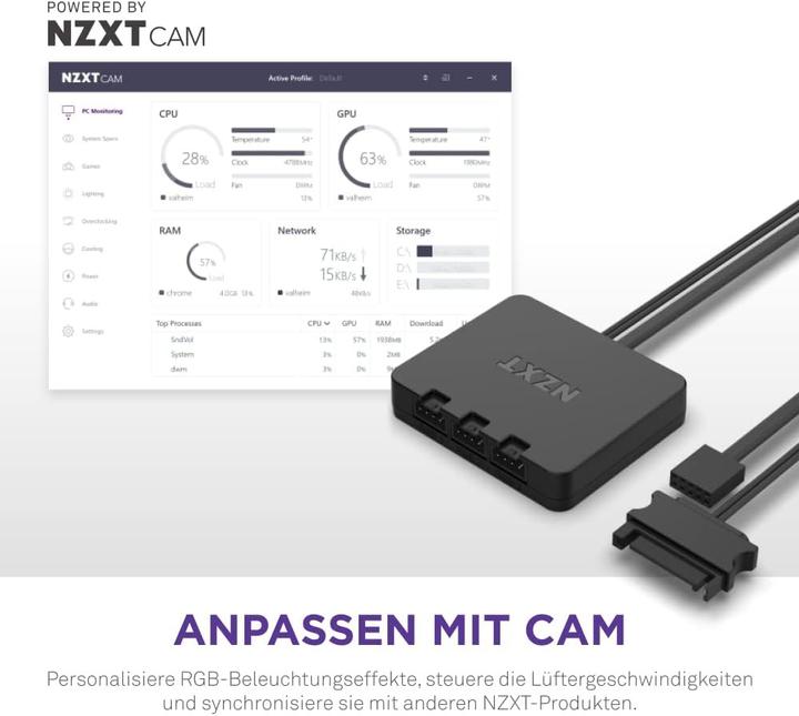 Produktbild NZXT F140 RGB DUO Twin Pack (140 mm, 2x)