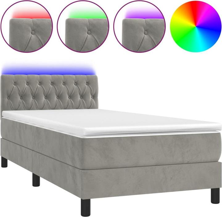 Produktbild vidaXL Boxspringbett (90 x 190 cm)