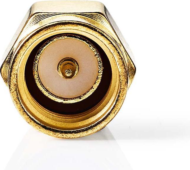 Produktbild Nedis SMA Adapter | SMA-Buchse Reverse Polarity | SMA-Stecker | Vergoldet | 50 Ohm | Gerade | Kupfer (Stecker und Verbinder)