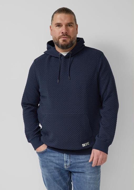 Produktbild s.Oliver Sweatshirt Strukturierter Hoodie (4XL)