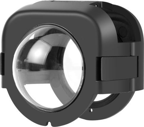 Actual product image Puluz For Insta360 X4 Snap-on Lens Guard Protective Cover (Black)