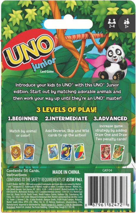 Immagine prodotto Mattel Games Uno (Inglese, Tedesco, Francese, Italiano)