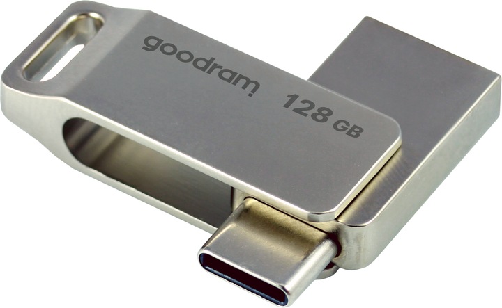 Actual product image Goodram ODA3 USB Flash Drive USB Type-A / USB Type-C 3.2 Gen 1 (3.1 Gen 1) (128 GB, USB 3.2, USB-A, USB-C)