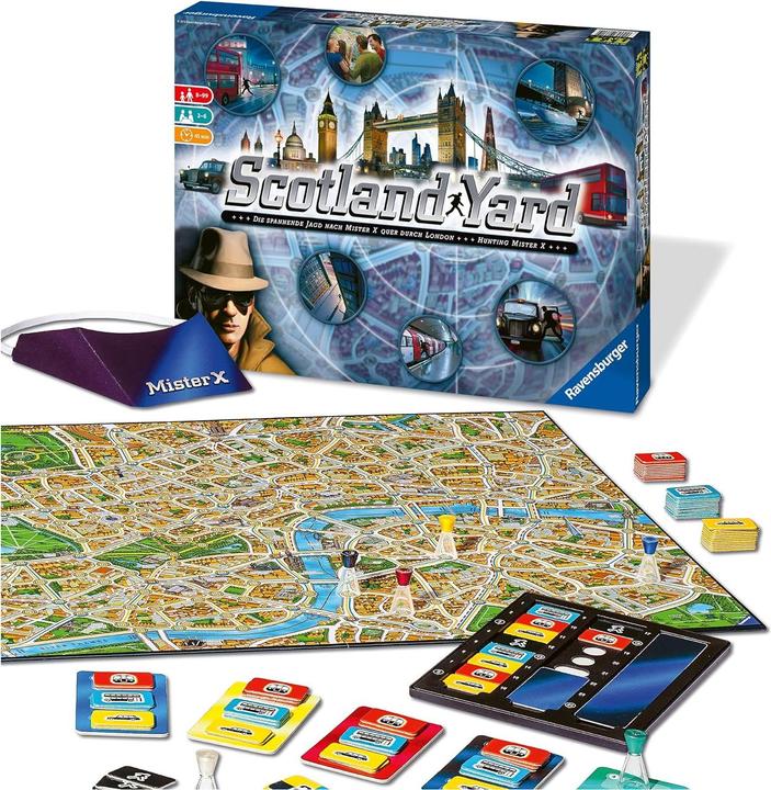 Actual product image Ravensburger Scotland Yard (German, French, Italian, English)