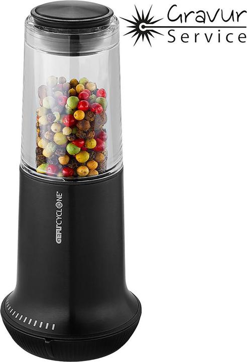 Image du produit GEFU Moulin à sel ou à poivre L noir X-Plosion (Sel, Poivre)