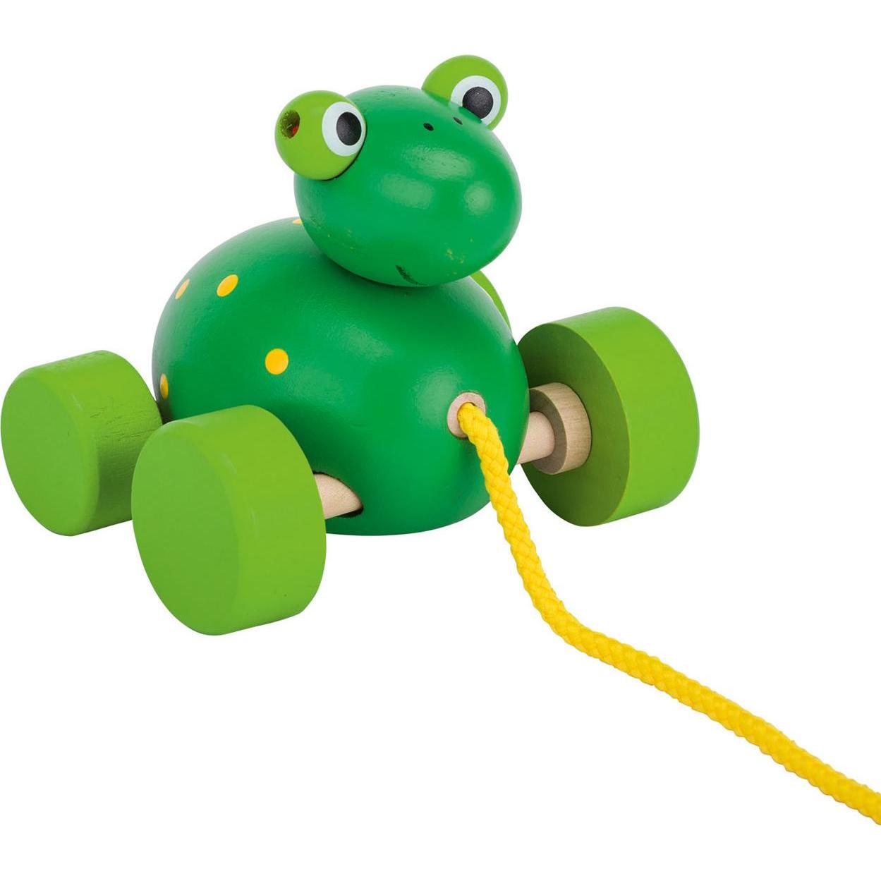 Goki Hölzerne Pull Tier Frosch