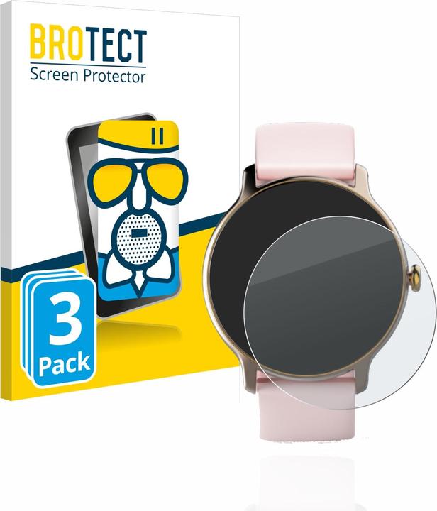 Produktbild BROTECT AirGlass Panzerglasfolie Matt (Hama Fit Watch 4910)