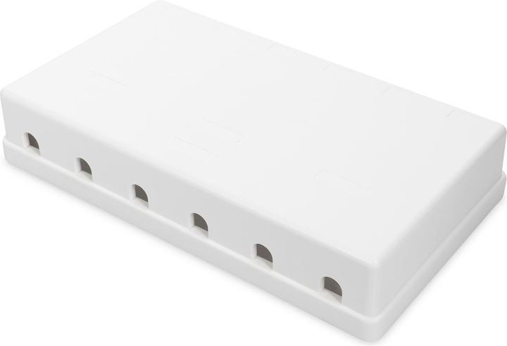 Digitus Boîte de montage en surface pour Keystone Module blanc pur 6 ports