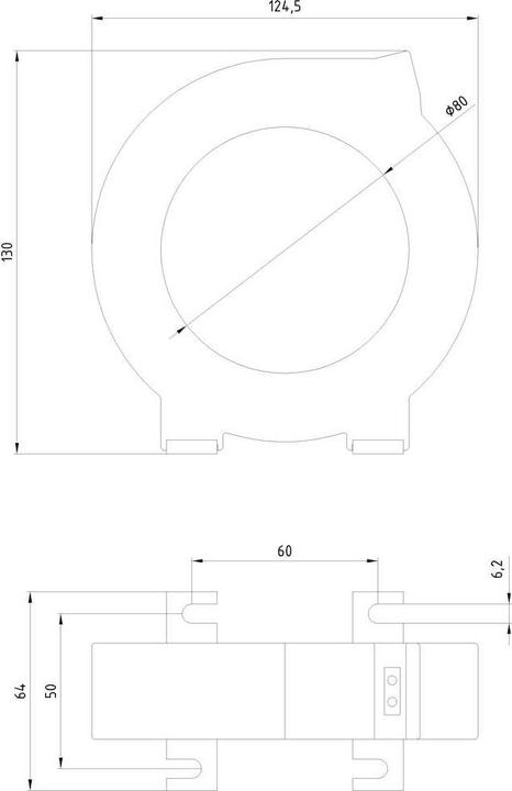 Produktbild Siemens Current Transformer, 80mm, 40A