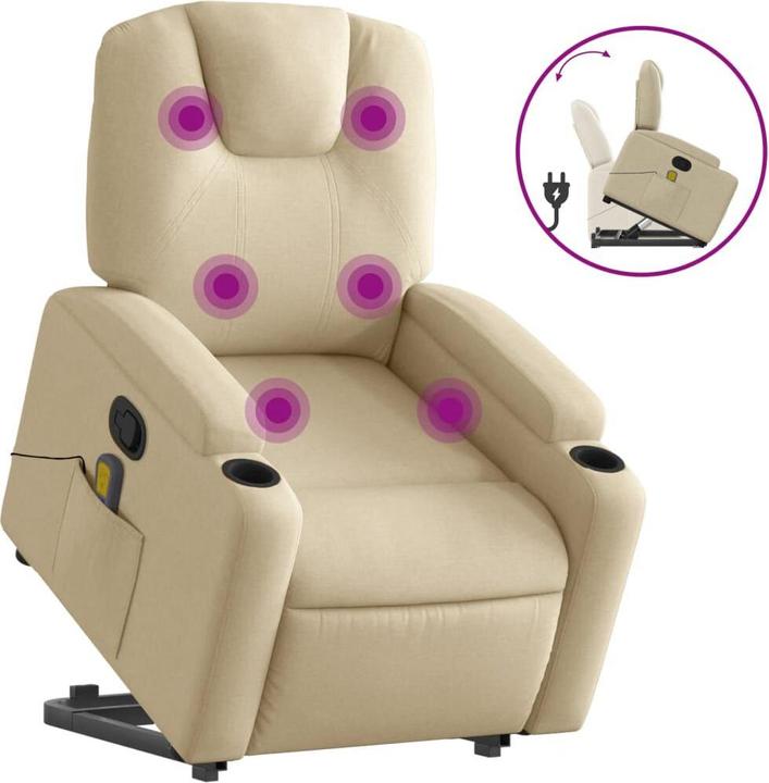 Produktbild vidaXL Massagesessel mit Aufstehhilfe