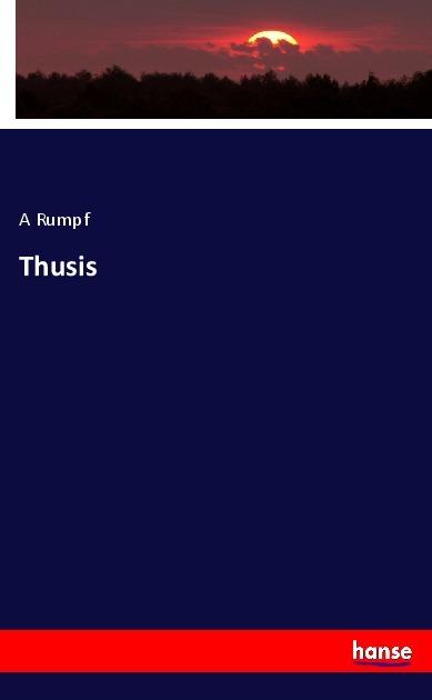 Produktbild Thusis (Deutsch, A Rumpf, 2017)