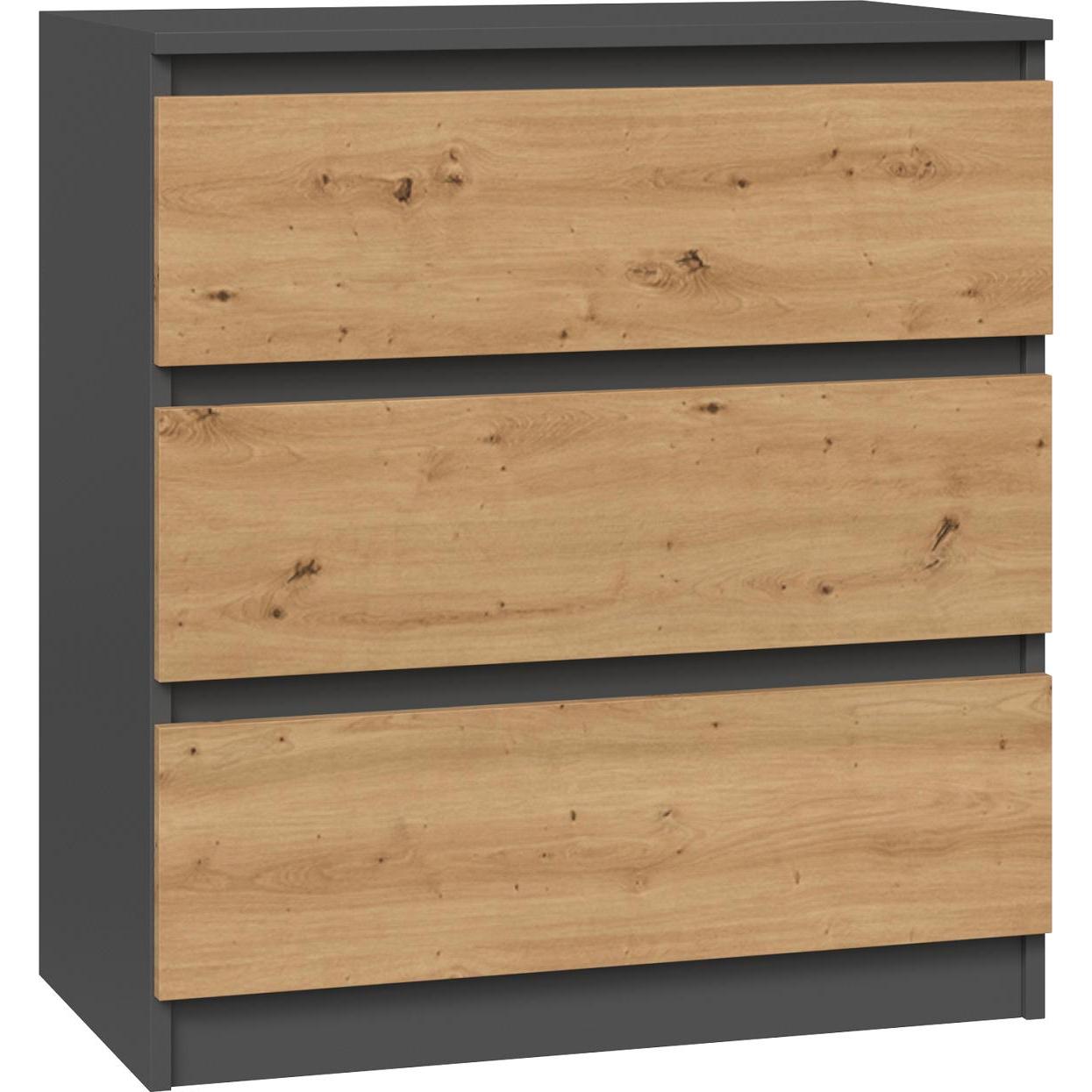 Topeshop, Kommode + Sideboard, Kommode (70 x 40 x 77 cm)