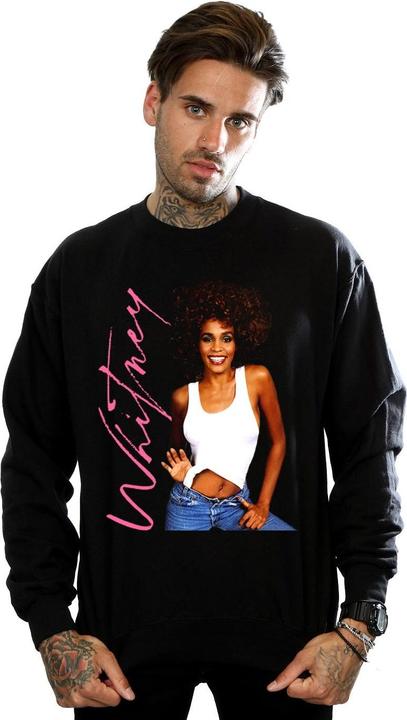 Actual product image Whitney Houston Mens Whitney Smile Sweatshirt (L)