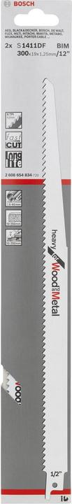 Actual product image Bosch Professional Zubehör Sabre saw blade S 1411 DF, Heav